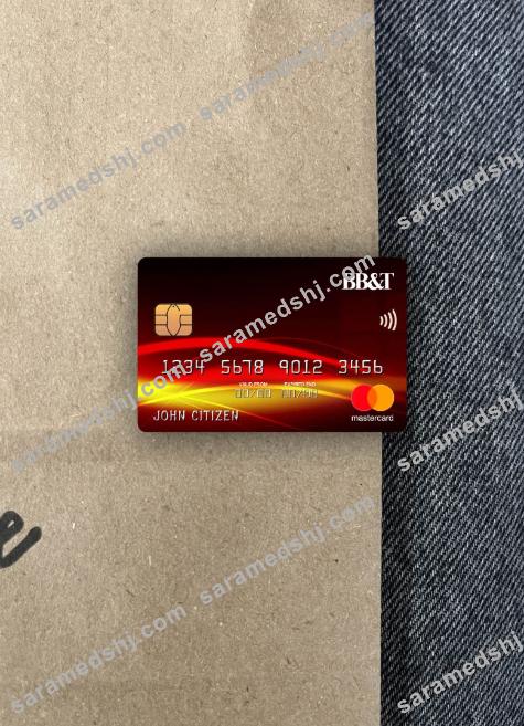 USA BB&T Corp. bank mastercard photolook front